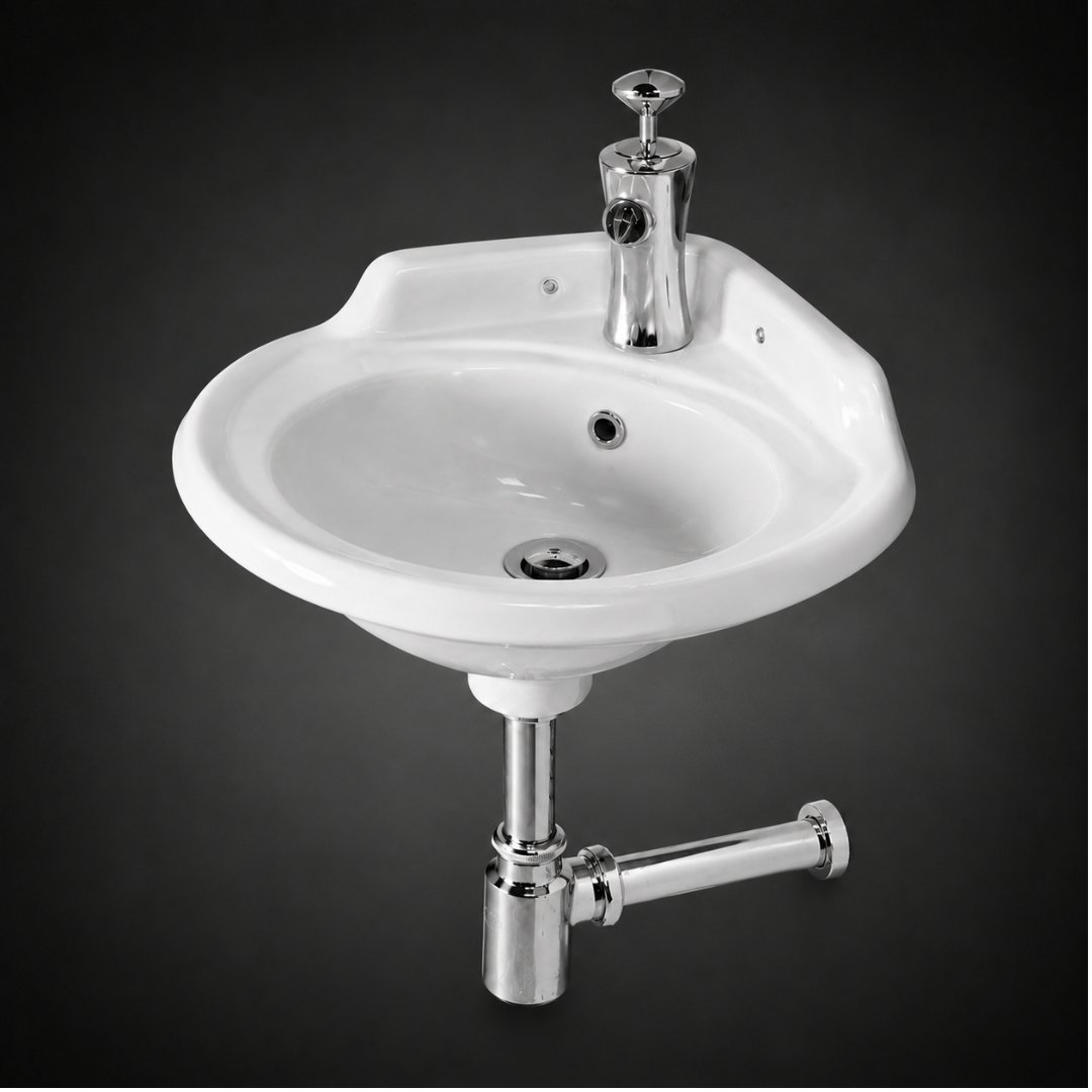 CORNER 16 Wall Hung Basin Wash Basin - My Home Studio